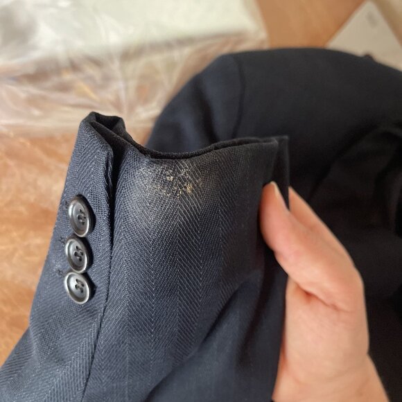 VTG Hugo Boss Zeus Akropolis Double Breasted Blazer Size 102* Wool Germany Made - Picture 16 of 16